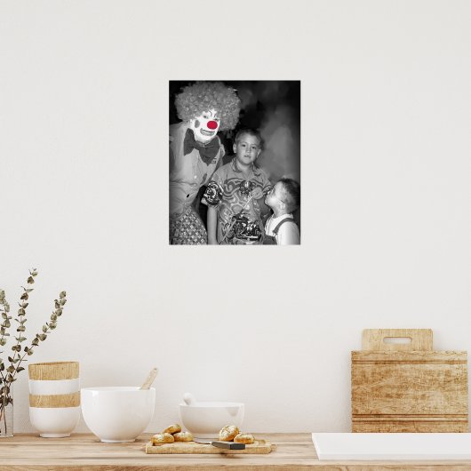 clown poster (Keuken)