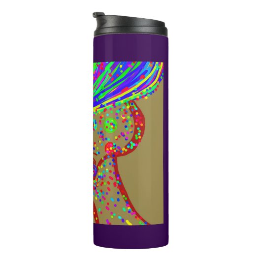 Clown Reindeer Thermosbeker (Geroteerd rechts)