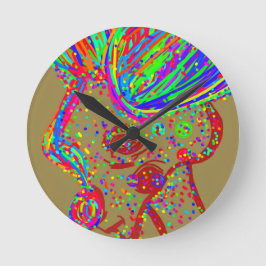 Clown Rendier Ronde Klok