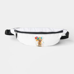 Clown Retriever � Circus Hond met Ballonnen Heuptasje