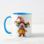 Clown rigolo is klaar om te lachen. mok (Links)