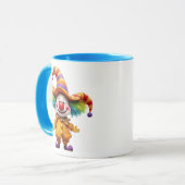 Clown rigolo is klaar om te lachen. mok (Voorkant links)