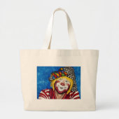 Clown Ron Maslanka AKA Sam The Clow Grote Tote Bag (Voorkant)