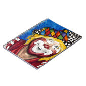Clown Ron Maslanka AKA Sam The Clow Notitieboek (Linkerzijde)