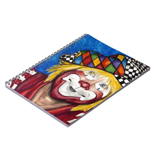 Clown Ron Maslanka AKA Sam The Clow Notitieboek (Linkerzijde)