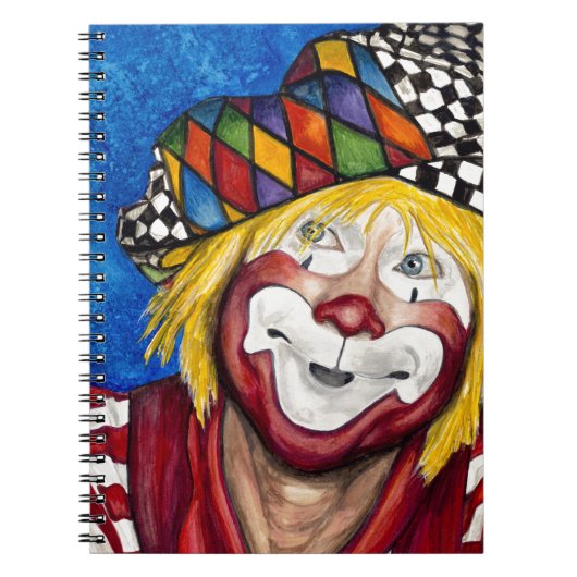 Clown Ron Maslanka AKA Sam The Clow Notitieboek (Voorkant)