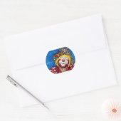 Clown Ron Maslanka AKA Sam The Clown Ronde Sticker (Envelop)