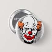 clown ronde button 5,7 cm (Voorkant /achterkant)