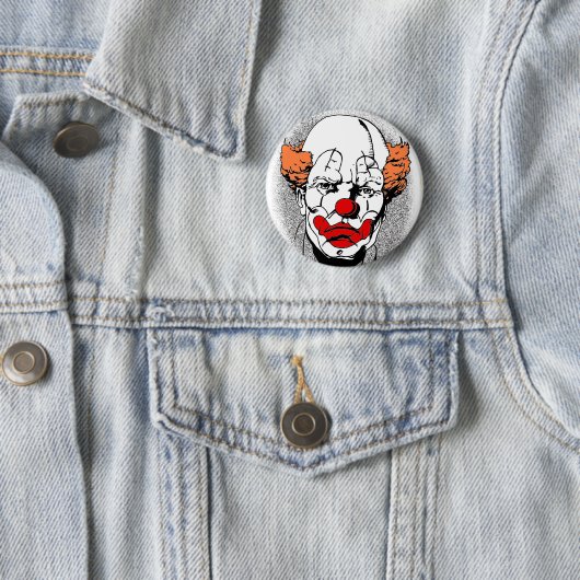 clown ronde button 5,7 cm (In situ)