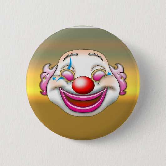 clown ronde button 5,7 cm (Voorkant)
