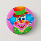 clown ronde button 5,7 cm (Voorkant)