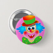 clown ronde button 5,7 cm (Voorkant /achterkant)