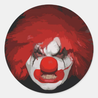 clown ronde sticker
