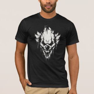 Clown Schedel Halloween Grafisch T-shirt