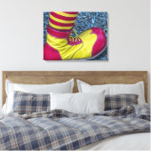 Clown schoen canvas print (Insitu (Slaapkamer))