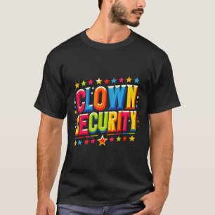 Clown Security Halloween Kostuum T-shirt