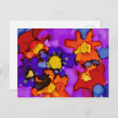 Clown-Show Briefkaart (Voorkant / Achterkant)