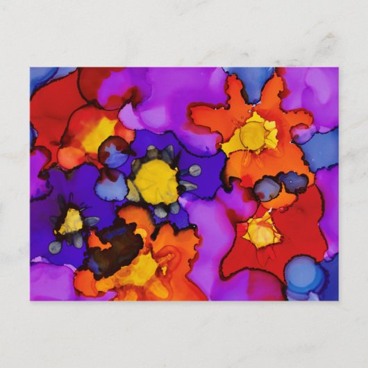 Clown-Show Briefkaart (Voorkant)