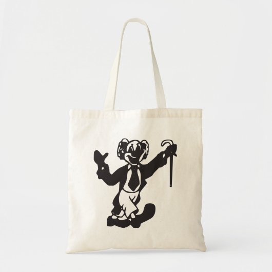 Clown Silhouette Canvas tas (Voorkant)
