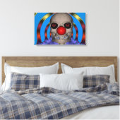 Clown Skelet Canvas Afdruk (Insitu (Slaapkamer))