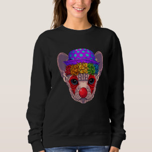 Clown Sphynx Circus Carnaval Kostuum Kat Thema Fee Trui