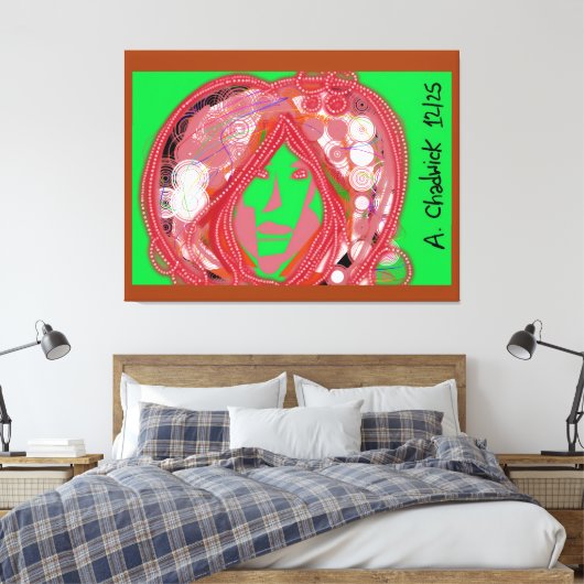 Clown Steampunk  Canvas Afdruk (Insitu (Slaapkamer))