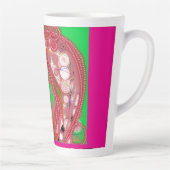 Clown Steampunk Large Mug Latte Mok (Rechts)