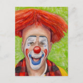 Clown Steven Daniel Copeland Briefkaart (Voorkant)