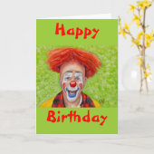 Clown Steven Daniel Copeland Kaart (Gele Bloem)