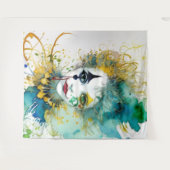 Clown Tapestry Wandkleed (Voorkant (horizontaal))