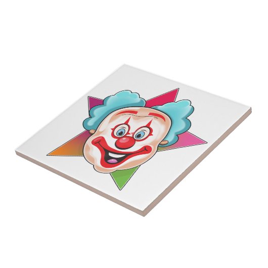 clown tegeltje (Zijkant)