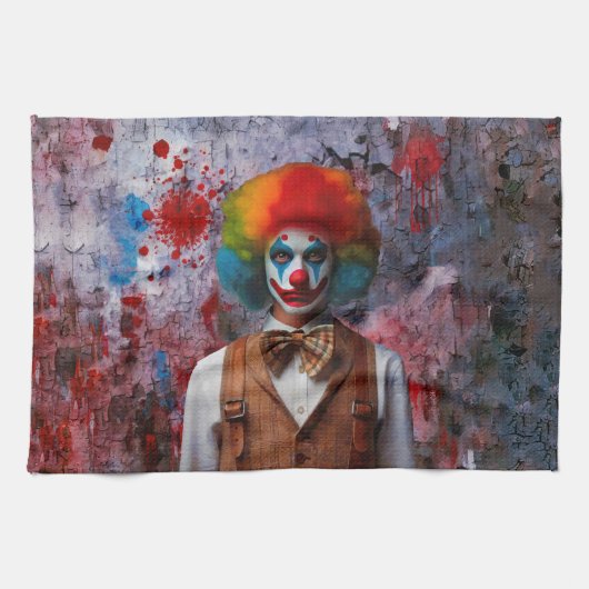 clown theedoek (Horizontaal)