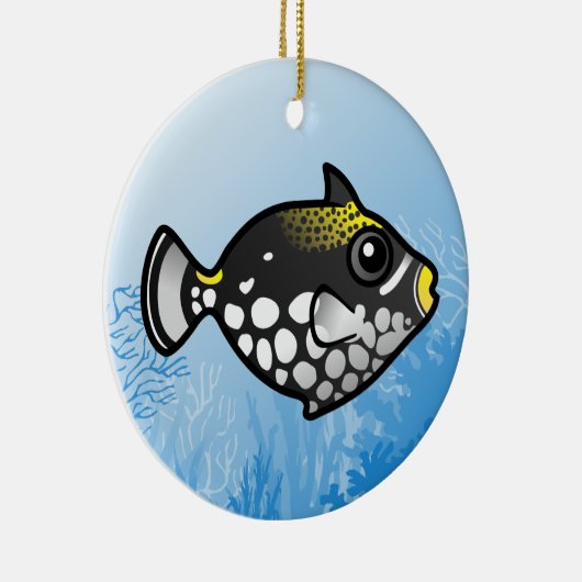 Clown Triggerfish Keramisch Ornament (Rechts)