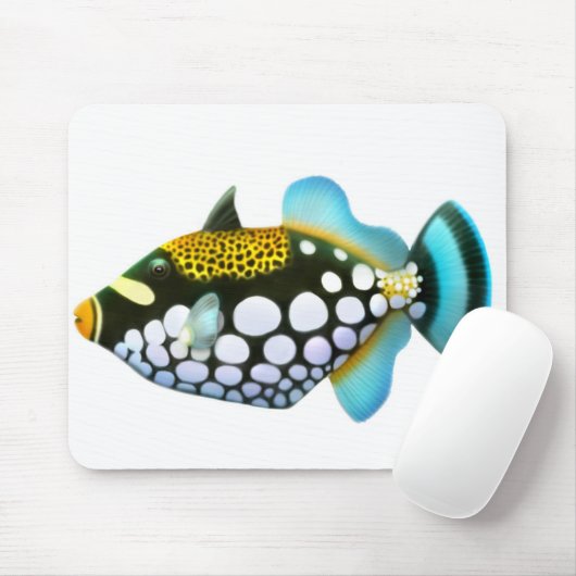 Clown Triggerfish Mousepad Muismat (Met muis)