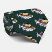 Clown triggerfish stropdas (Opgerold)