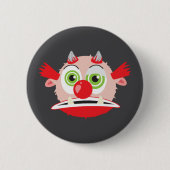 clown trol ronde button 5,7 cm (Voorkant)