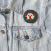 clown trol ronde button 5,7 cm (In situ)
