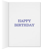 Clown Troubadour Birthday Card (Binnen (Rechts))