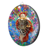 Clown Troubadour Dartbord (Voorkant Rechts)