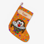 clown uil kerst sok kleine kerstsok (Voorkant (Hangend))