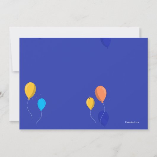 Clown Uitnodiging (Achterkant)