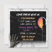 Clown, Vampire en Zombie Halloween Party (Achterkant)