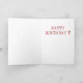 Clown Verjaardag Kaart (Binnen)