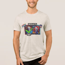 Clown verslaat clown Tri-Blend shirt