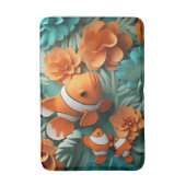 Clown Vis In Koraal Badkamer Vloerkleed Mat Home D (Voorkant Verticaal)