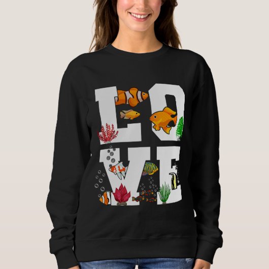 Clown Vis Liefde Vis Tank (Voorkant)
