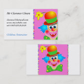 clown visitekaartje (Voorkant / Achterkant)