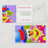 clown visitekaartje (Voorkant / Achterkant)