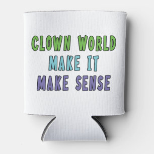 Clown Wereld Keramische Tegel Blikjeskoeler