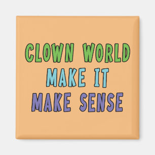 Clown Wereld Magneet